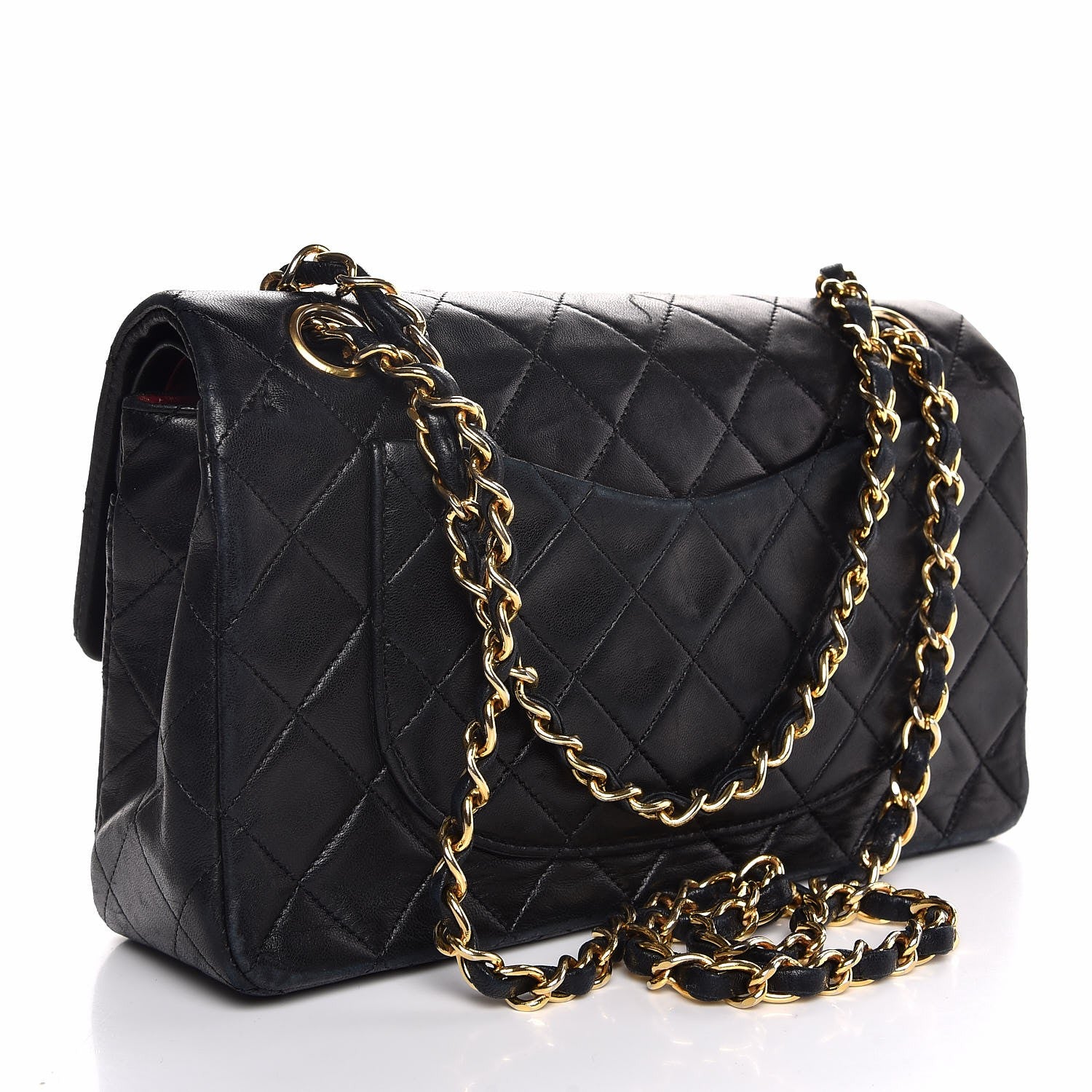 Chanel Lambskin Quilted Small Double Flap Black 4 of 10