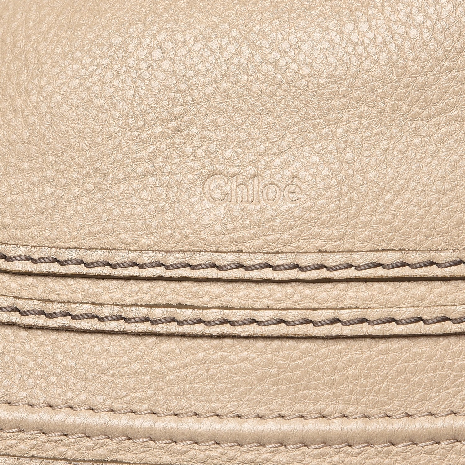 Chloe Calfskin Medium Marcie Satchel Angora Beige 9 of 17
