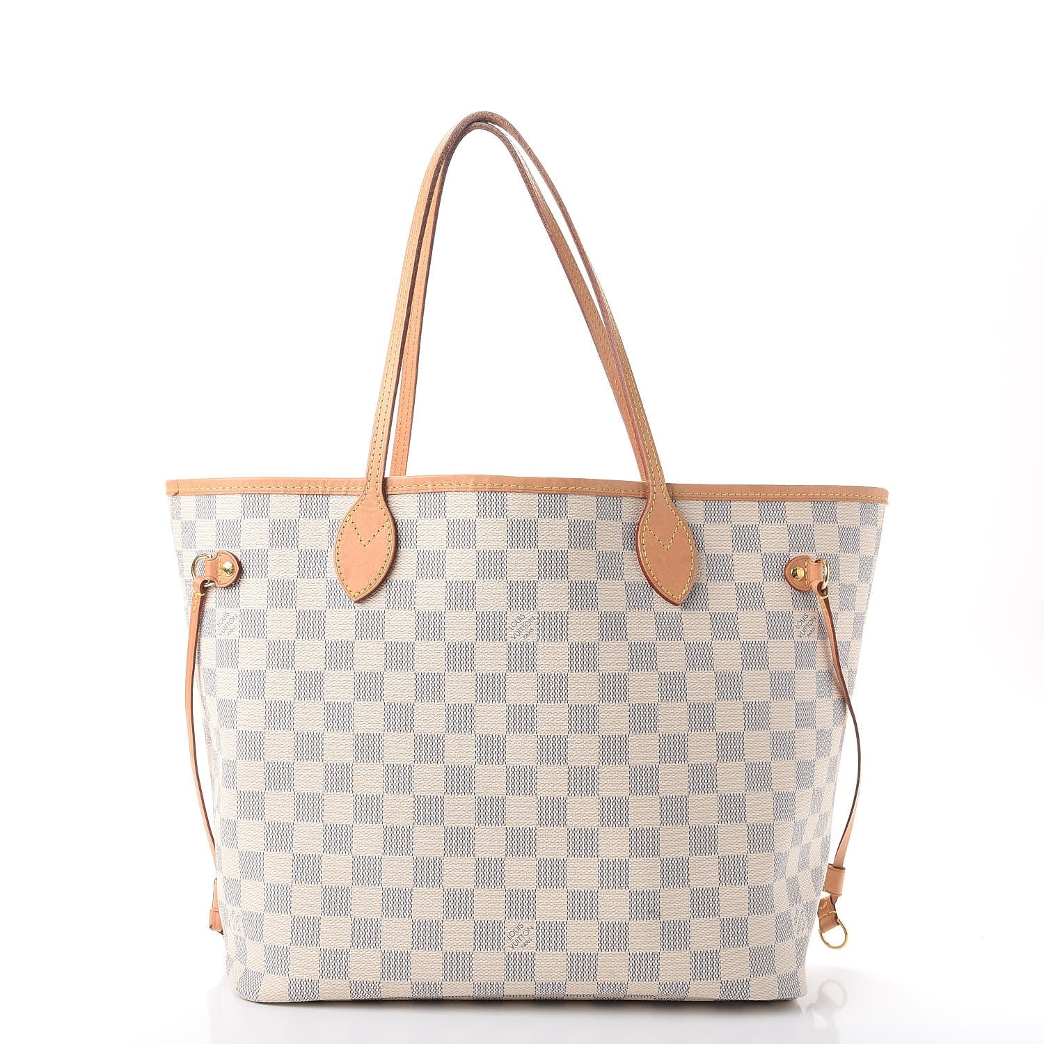 Louis Vuitton Damier Azur Neo Neverfull MM Rose Ballerine 3 of 14