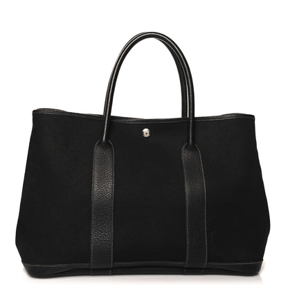 Hermes Toile Negonda Garden Party Tote 36 MM Black 1 of 9