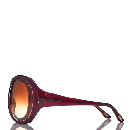 Tom Ford Sabine Sunglasses TF65 Burgundy 3 of 7