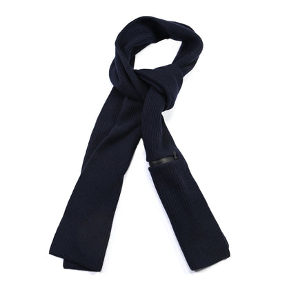 Hermes Wool Cashmere City Pocket Muffler Marine 2 of 5