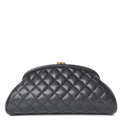 Chanel Caviar Quilted Timeless Clutch Black 1 of 10