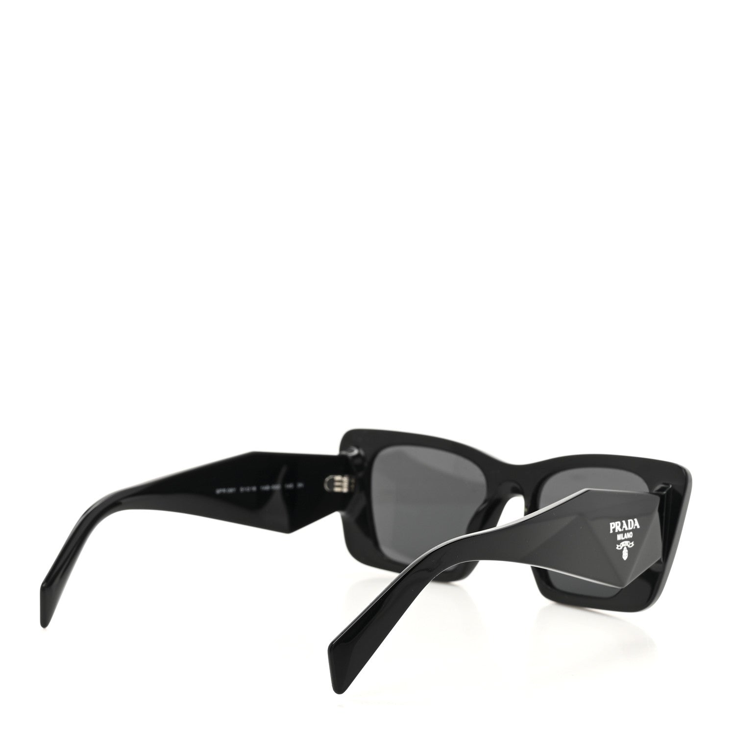 Prada Acetate Symbole Sunglasses SPR 08Y Black 4 of 7