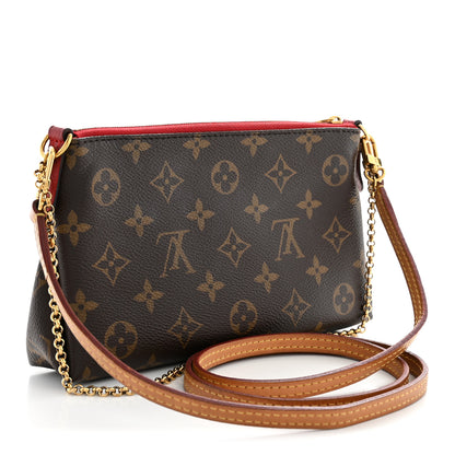 Louis Vuitton Monogram Pallas Clutch Cherry 3 of 10
