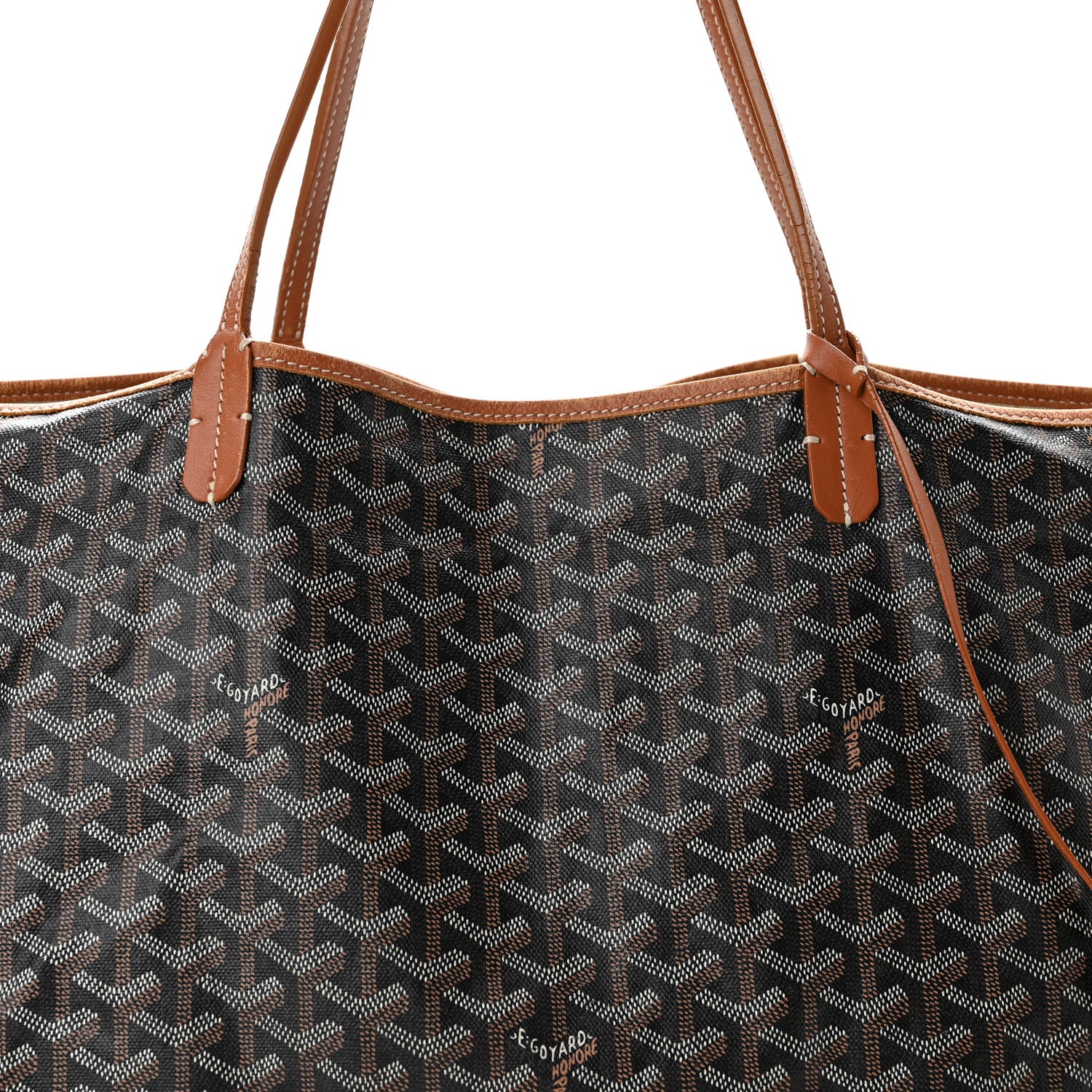 Goyard Goyardine Saint Louis GM Black Gold 8 of 10