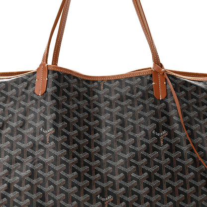 Goyard Goyardine Saint Louis GM Black Gold 8 of 10