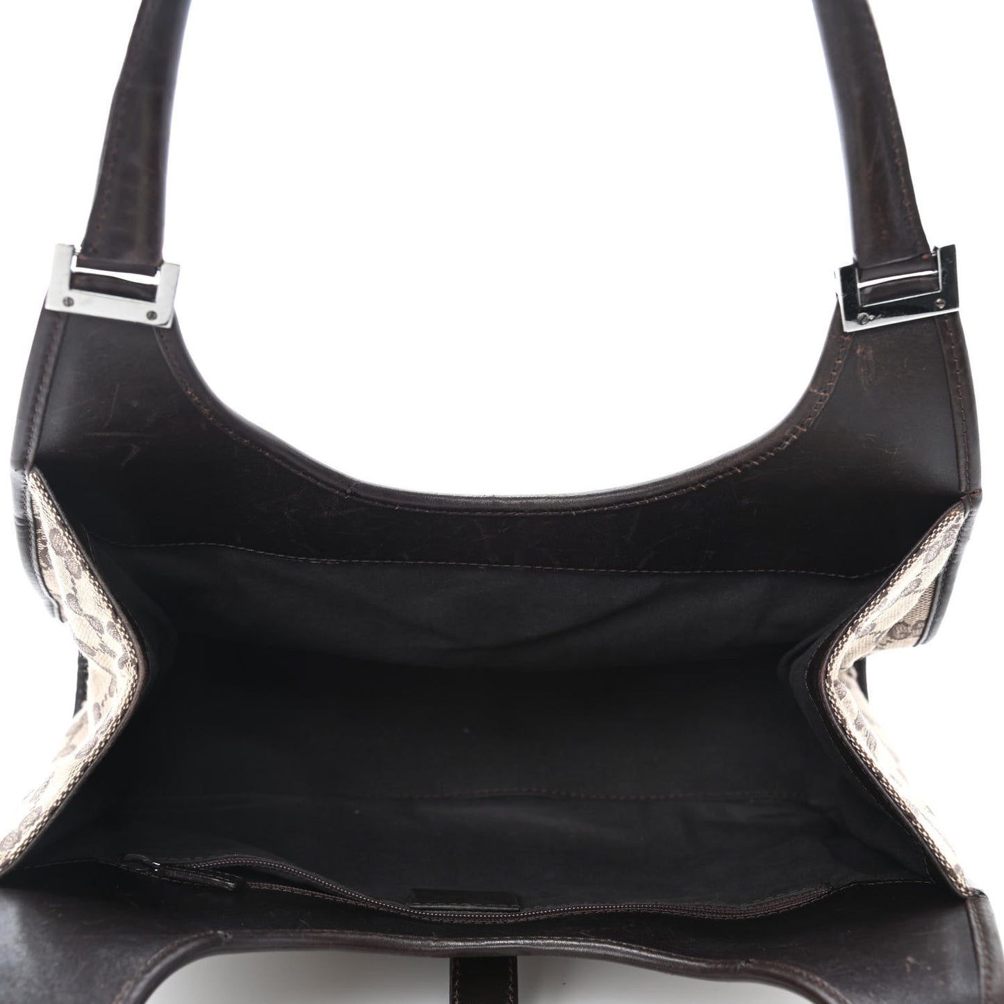 Monogram Small Bardot Bag Brown