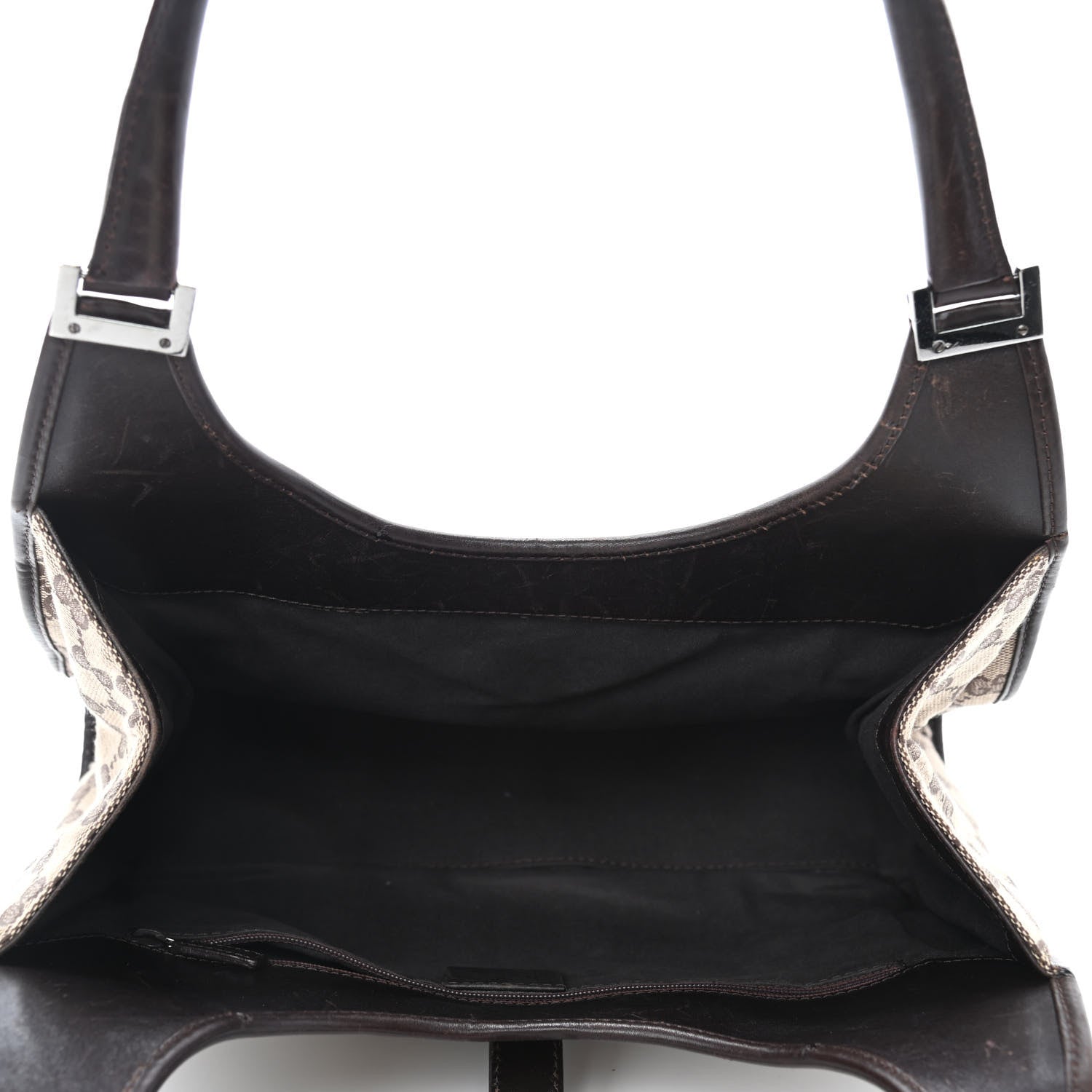 Gucci Monogram Small Bardot Bag Brown 5 of 13