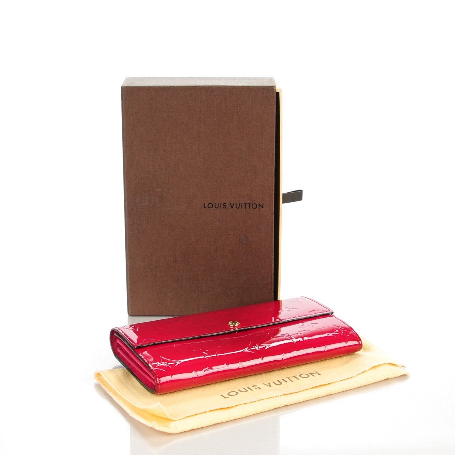 Louis Vuitton Vernis Sarah Wallet Rose Indien 4 of 7