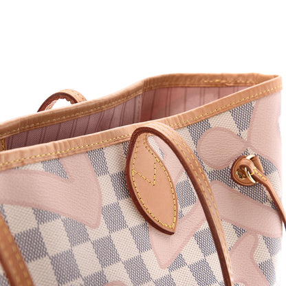 Louis Vuitton Damier Azur Tahitienne Neverfull MM 21 of 21
