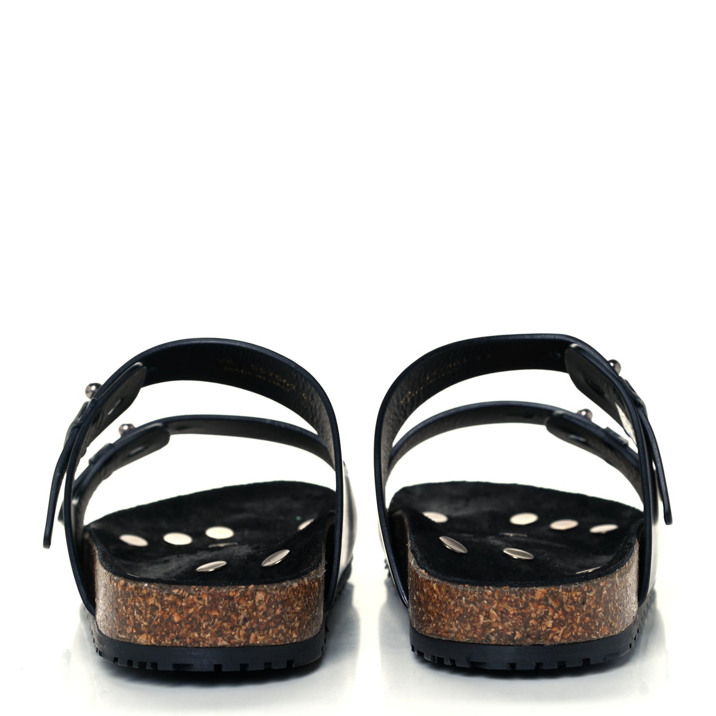 Calfskin Mens Jimmy Cross Slides 44 Black
