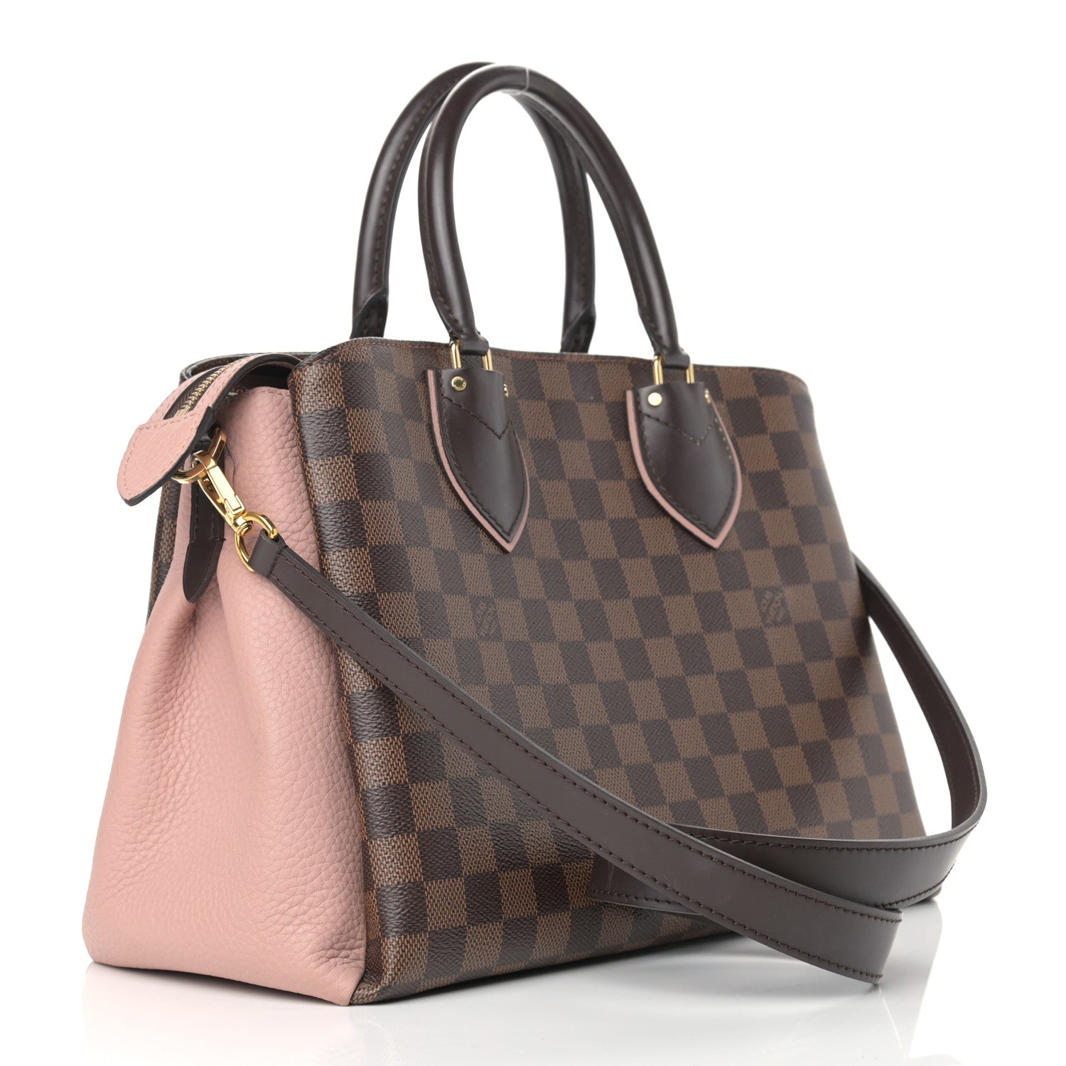 Louis Vuitton Cuir Taurillon Damier Ebene Normandy Magnolia 3 of 14