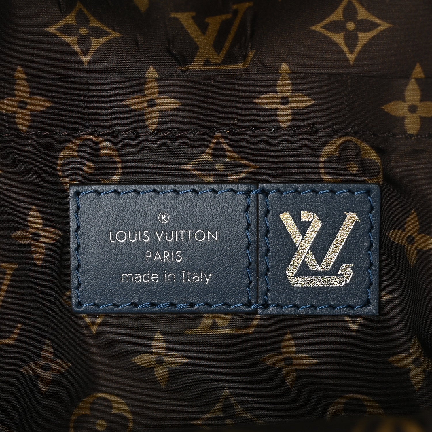 Louis Vuitton Econyl Mini Monogram Pillow Palm Springs Backpack Mini Navy 6 of 8