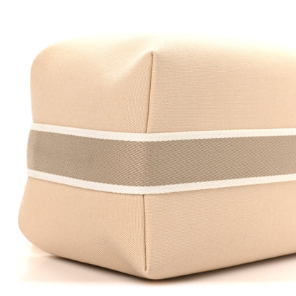 Hermes Canvas Large Bride-A-Brac Pouch Natural 8 of 9