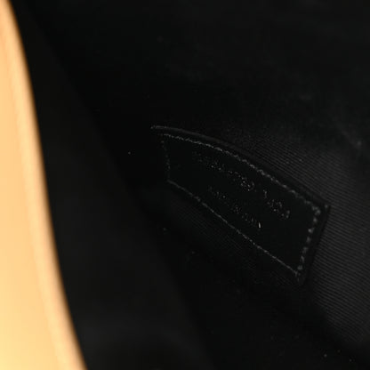 Saint Laurent Micro Raffia Uptown Pouch Natural Hay Blush 7 of 8
