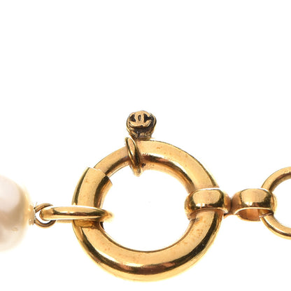 Chanel CC Pearl Necklace Gold 5 of 6