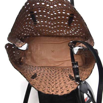 Alaia Lux Calfskin Vienne Wave 32 Bag Black 5 of 13