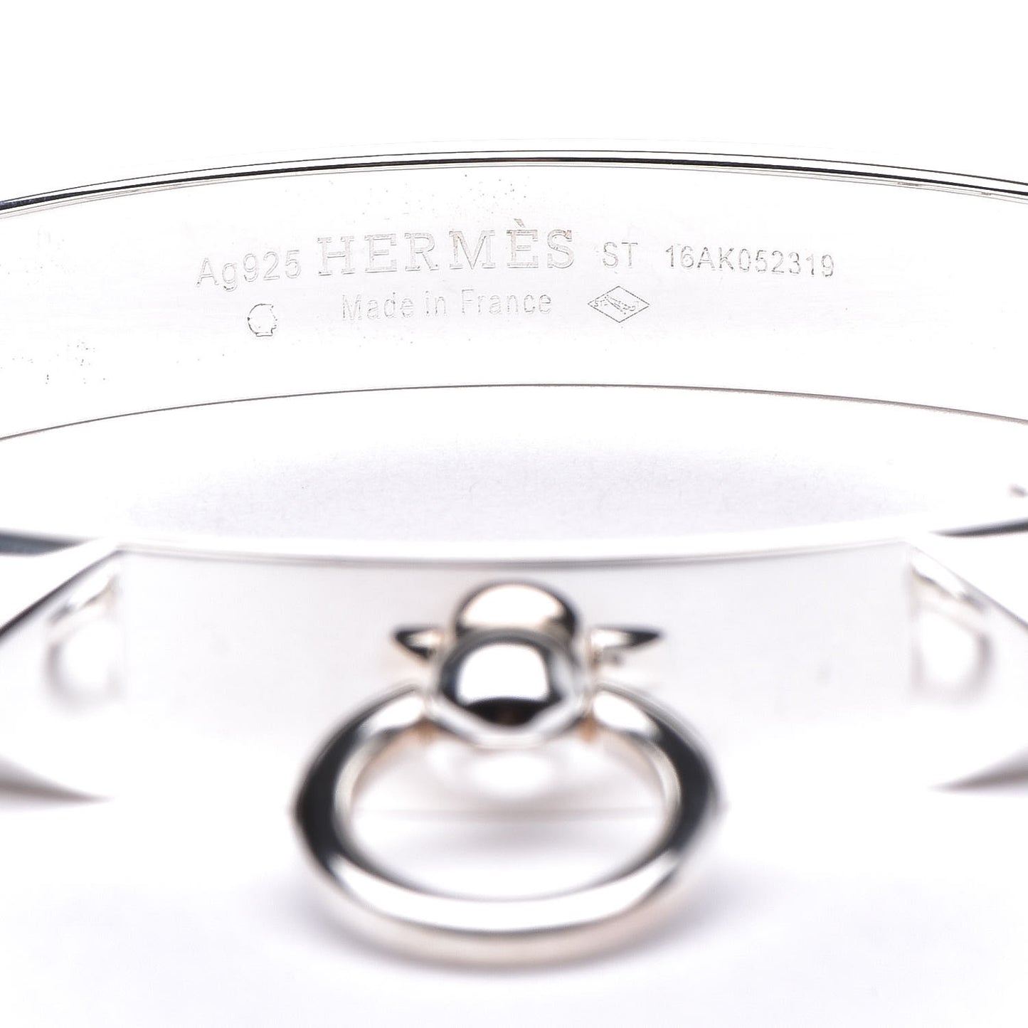 Sterling Silver PM Collier De Chien Bracelet ST