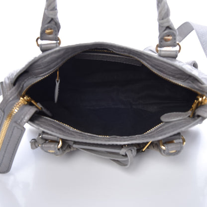 Balenciaga Agneau Giant 12 Gold Hardware Mini City Gris Pyrite 5 of 7