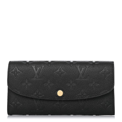 Louis Vuitton Empreinte Emilie Wallet Black Dune 1 of 5