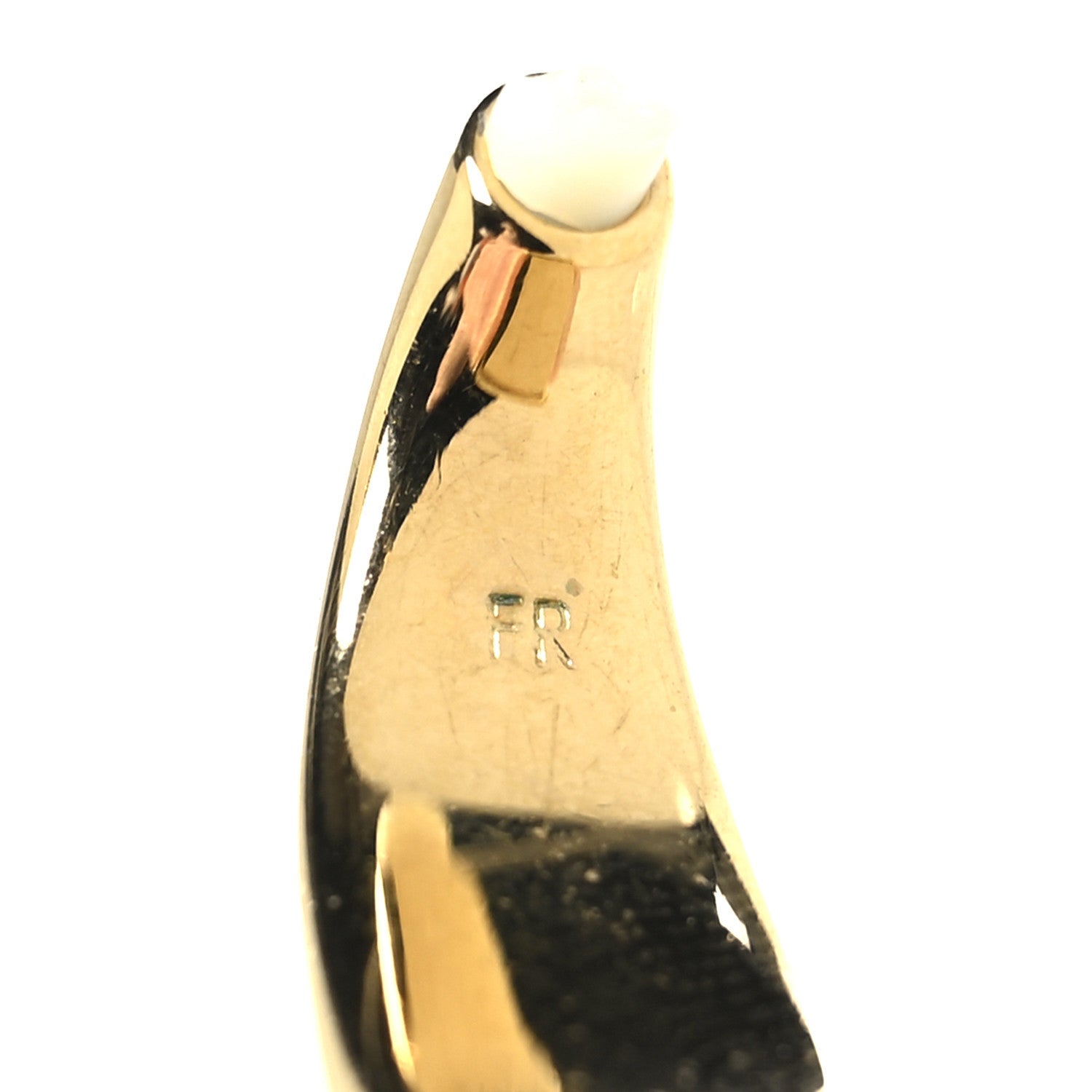 Louis Vuitton Metal Nanogram Sweet Dreams Horseshoe Earrings Gold 4 of 4