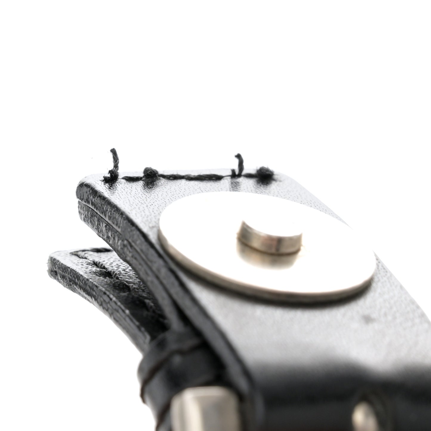 House Check Drawstring Backpack Black