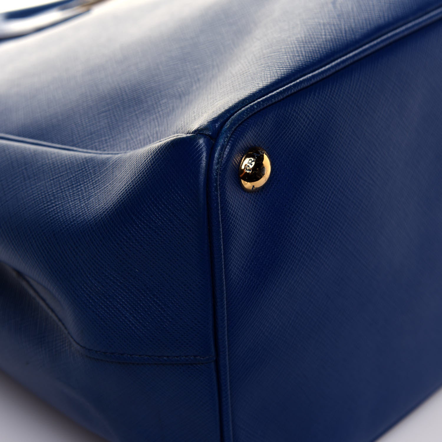 Prada Saffiano Large Galleria Double Zip Tote Bluette 15 of 32