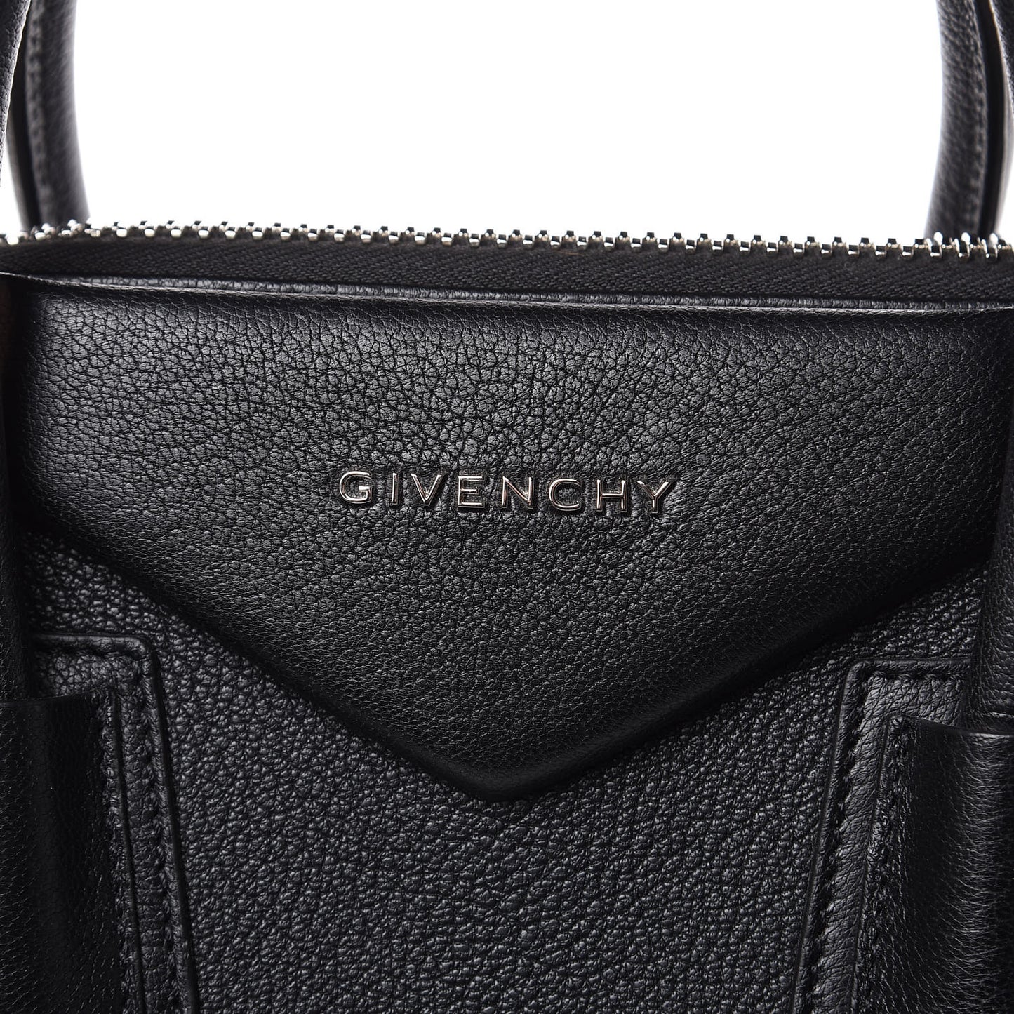Sugar Goatskin Medium Antigona Black