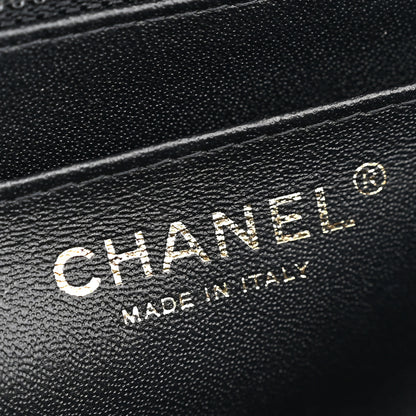 Chanel Lambskin Quilted Mini Square Flap Black 6 of 10
