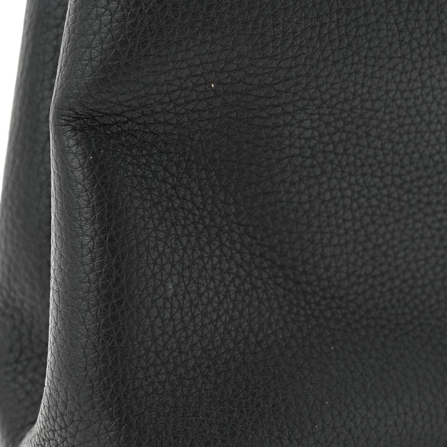 LOUIS VUITTON Taurillon Studded Sol Capucines PM Black