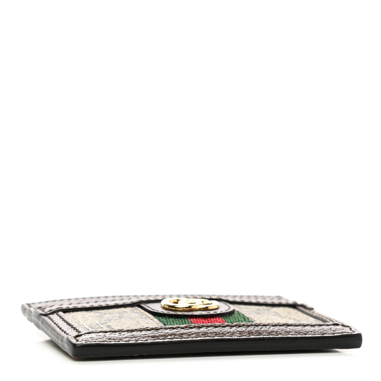 Gucci GG Supreme Monogram Ophidia Card Holder Brown 4 of 7