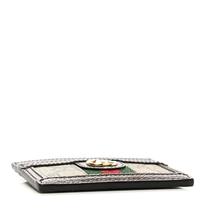 Gucci GG Supreme Monogram Ophidia Card Holder Brown 4 of 7