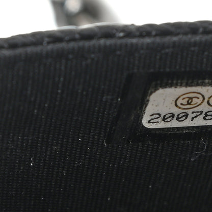 Chanel Caviar Quilted Boy Wallet On Chain WOC Black 7 of 11
