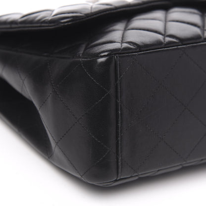 Chanel Lambskin Quilted Maxi Single Flap Black 8 of 16