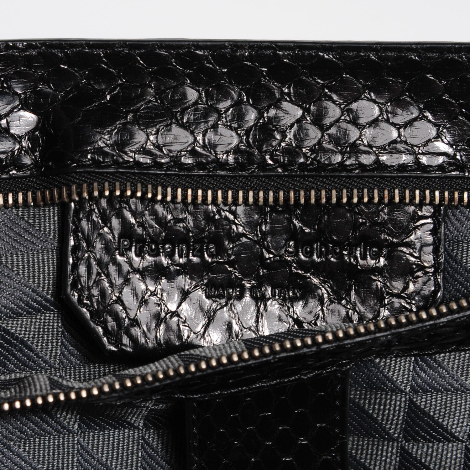Proenza Schouler Python Large PS1 Satchel Black 11 of 11