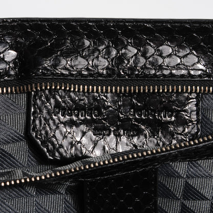 Proenza Schouler Python Large PS1 Satchel Black 11 of 11
