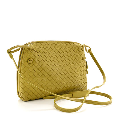 Bottega Veneta Nappa Intrecciato Nodini Crossbody Messenger Green 4 of 16