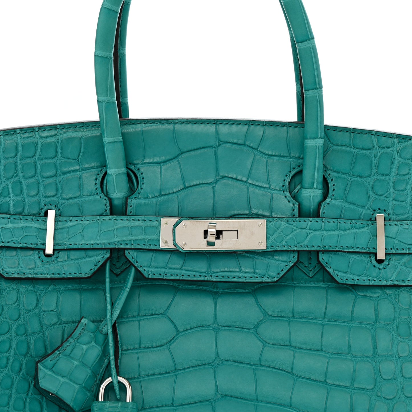 Matte Alligator Birkin 30 Bleu Paon