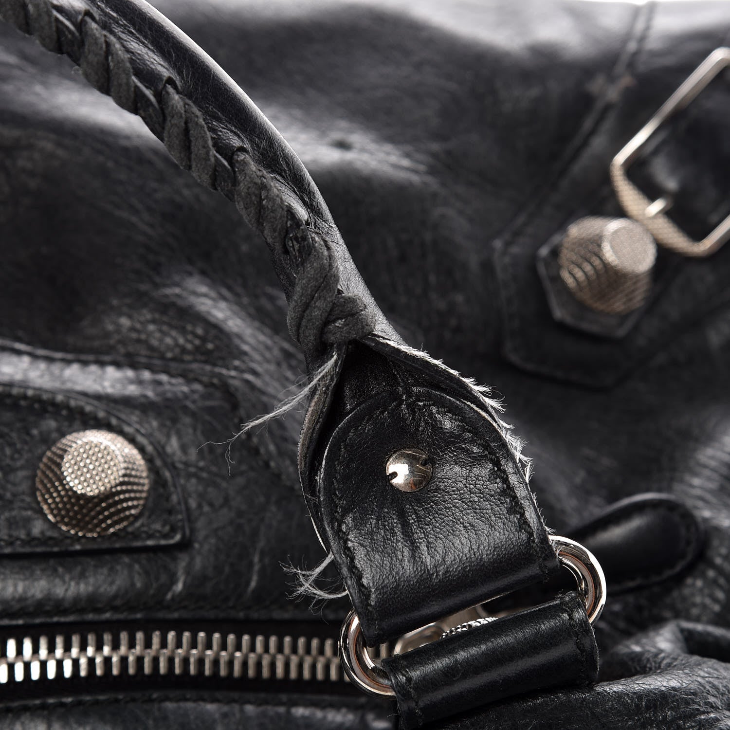 Balenciaga Agneau Giant 21 Silver Hardware Work Black 10 of 16