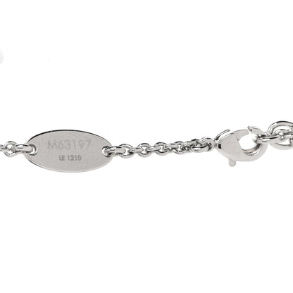 Louis Vuitton Metal Essential V Supple Necklace Silver 5 of 7