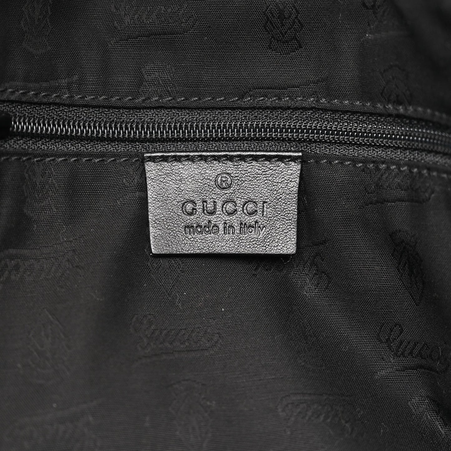 Guccissima Large Sukey Tote Black