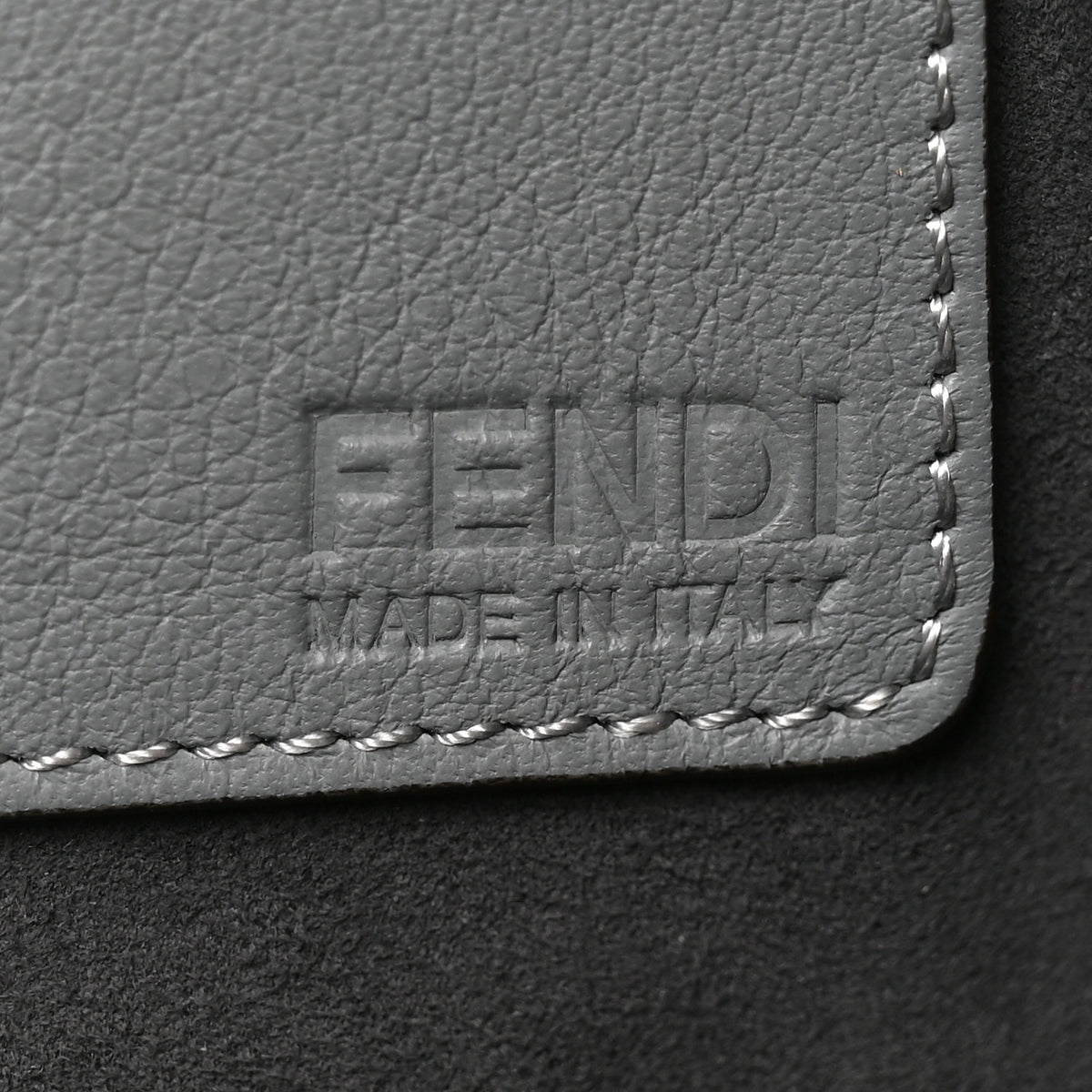 Fendi Vitello Elite Large 3Jours Tote Grigio 6 of 10
