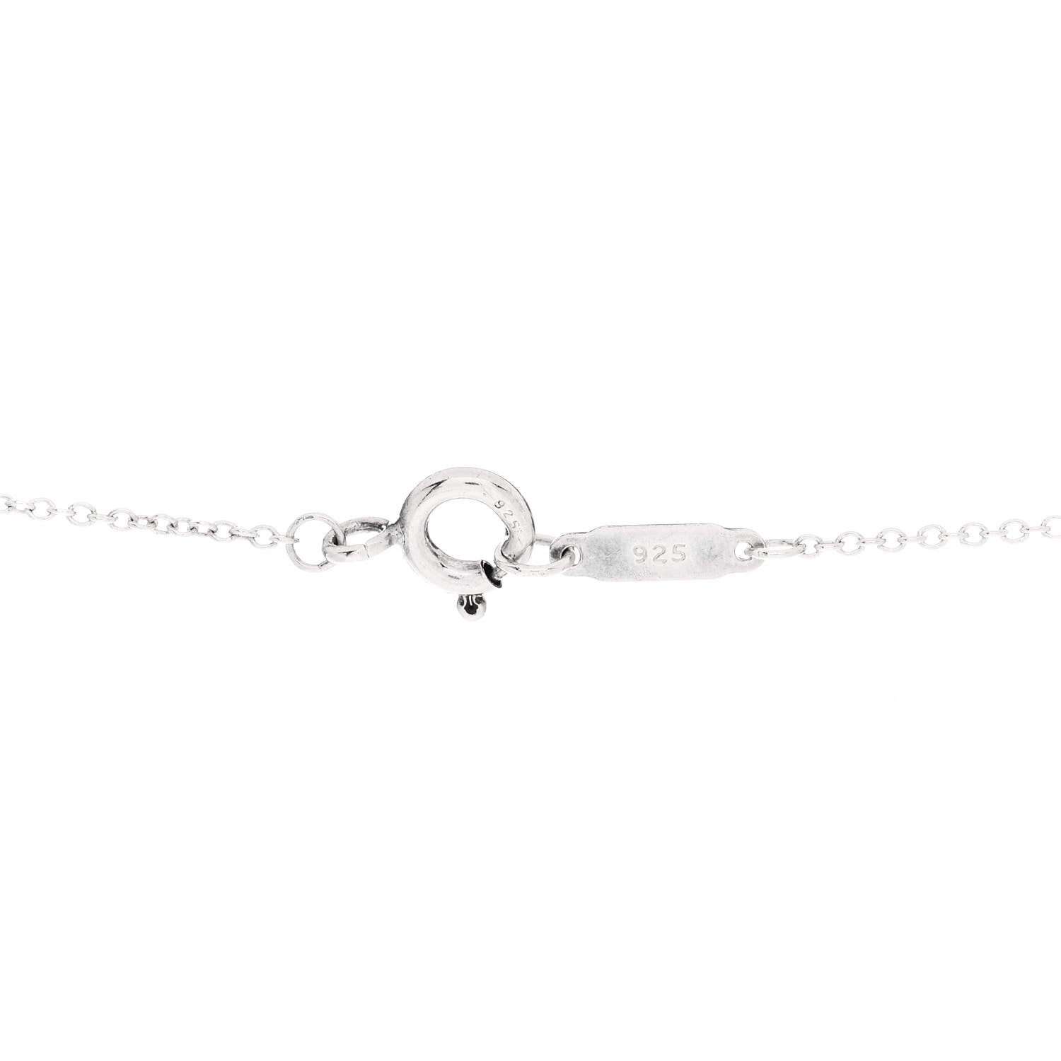 Tiffany Sterling Silver Double Heart Lariat Pendant Necklace 5 of 6