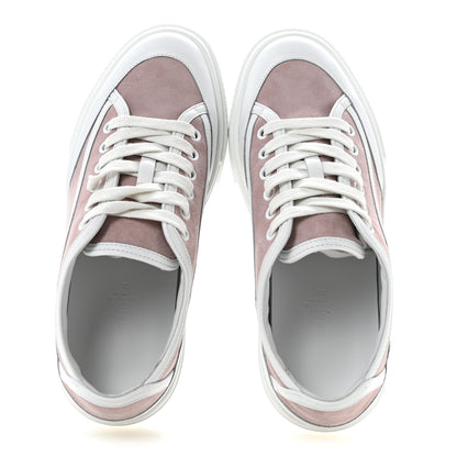 Hermes Suede Get Sneakers 37.5 Rose Porcelaine 2 of 10