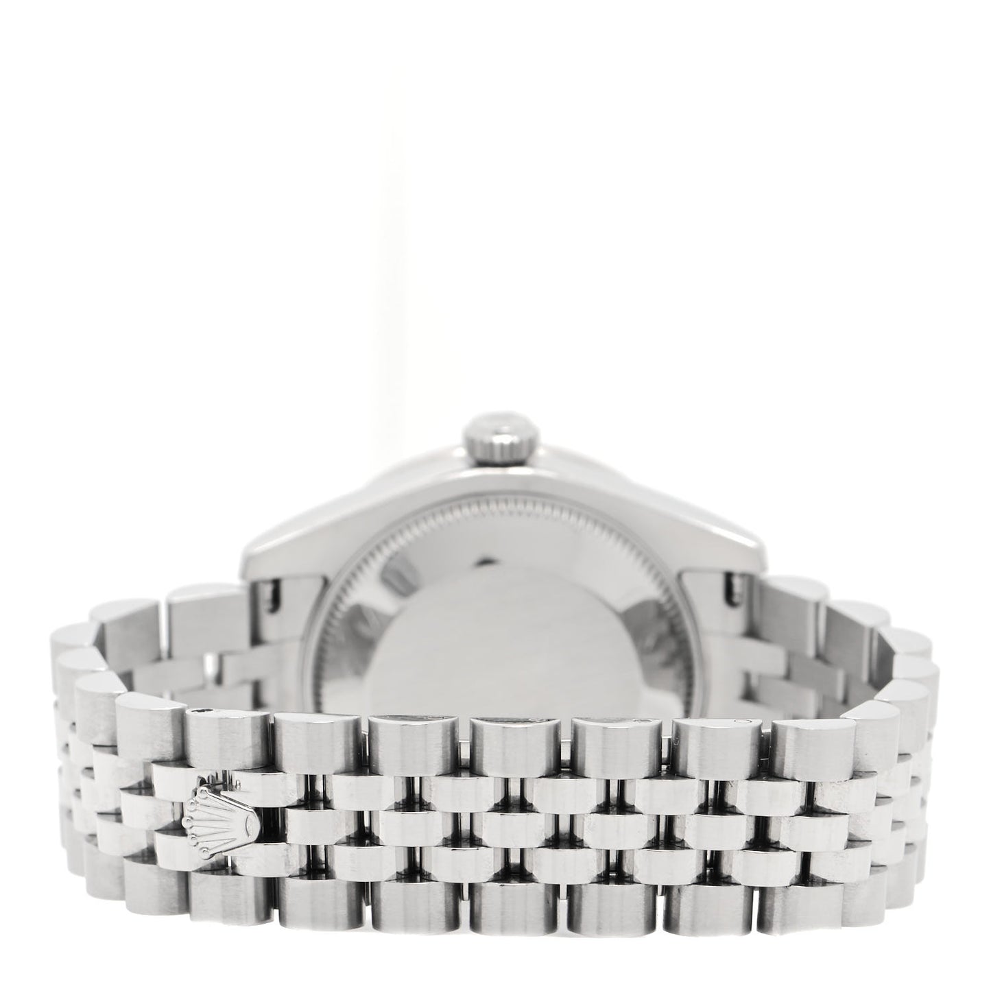 Stainless Steel 18K White Gold Diamond 31mm Oyster Perpetual Datejust Watch White Roman 178384