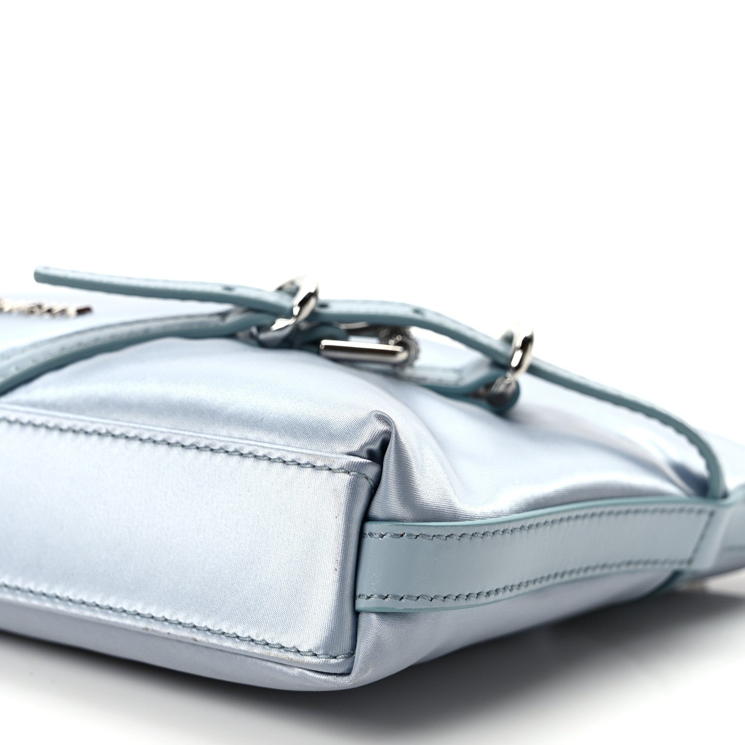 Givenchy Satin Voyou Party Bag Blue 9 of 9