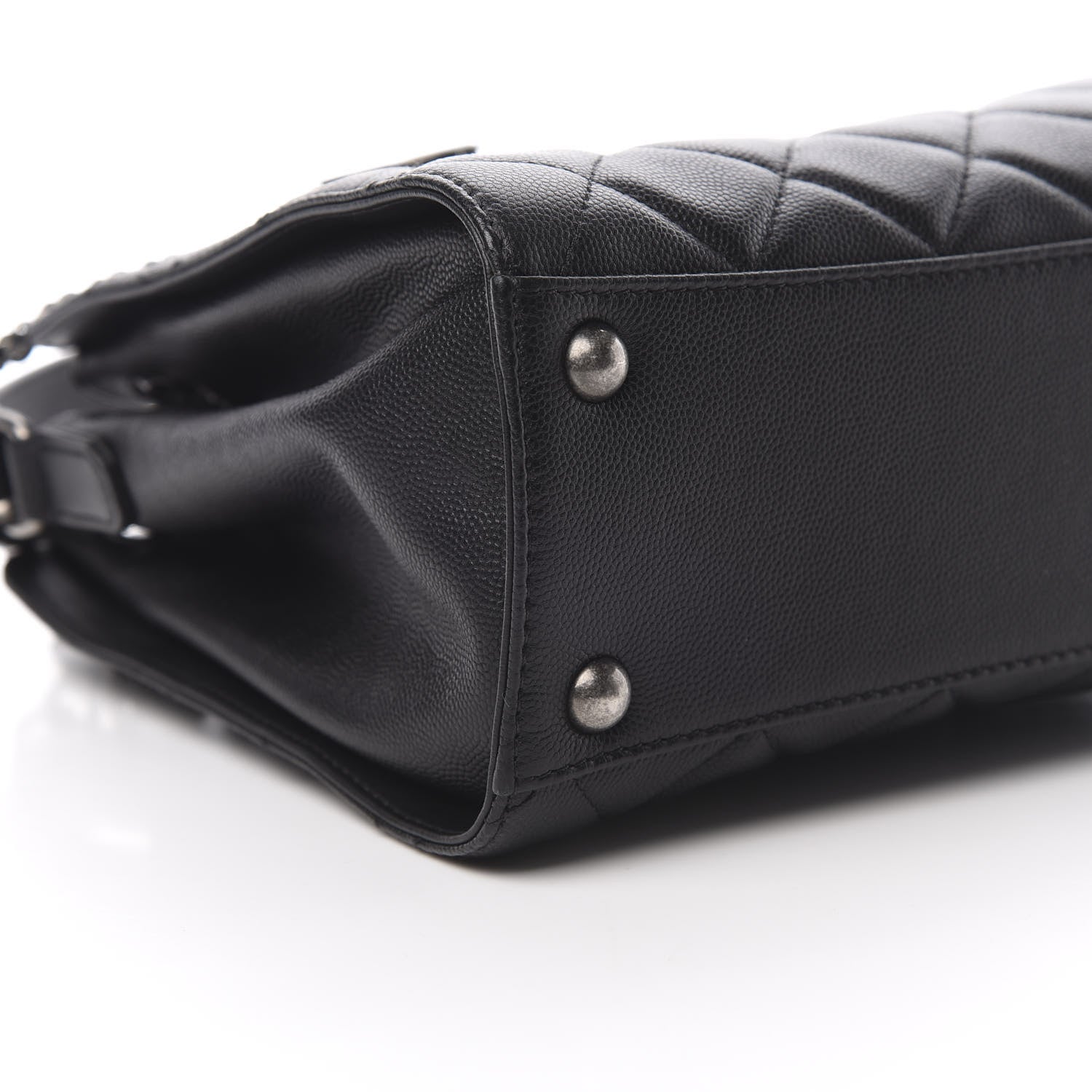 Chanel Caviar Quilted Small CC Bucket Bag Black 9 of 11