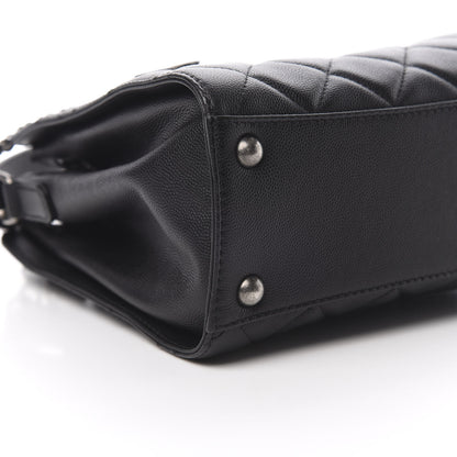 Chanel Caviar Quilted Small CC Bucket Bag Black 9 of 11