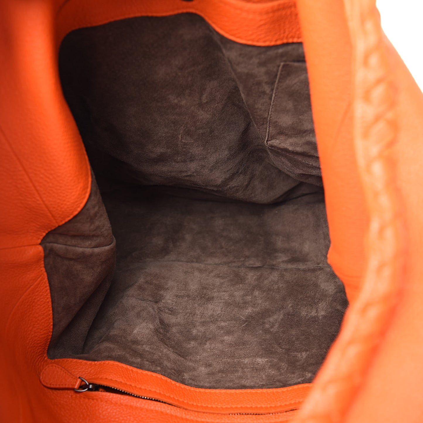 Cervo Deerskin Large Hobo Tangerine